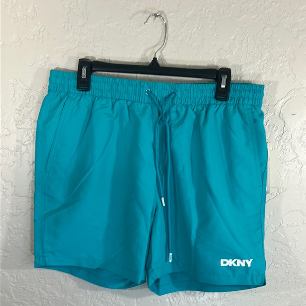 DKNY Athletic Blue Shorts with Relaxed Fit